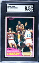 Magic Johnson 1981-82 Topps Card #21 (SGC NM-MT+ 8.5)