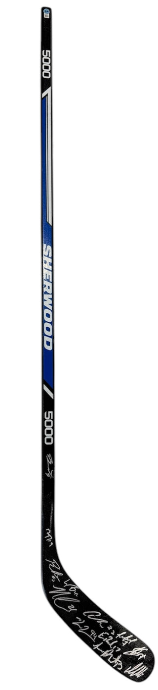 Florida Panthers Signed 2024 Stanley Cup Champs Sherwood 5000 Hockey Stick (Beckett)