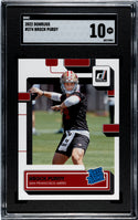 Brock Purdy 2022 Panini Donruss Rated Rookie #374 SGC 10