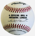 David Justice Autographed Official National League Baseball