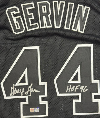 George Gervin Autographed Spurs Custom Jersey (Tristar)