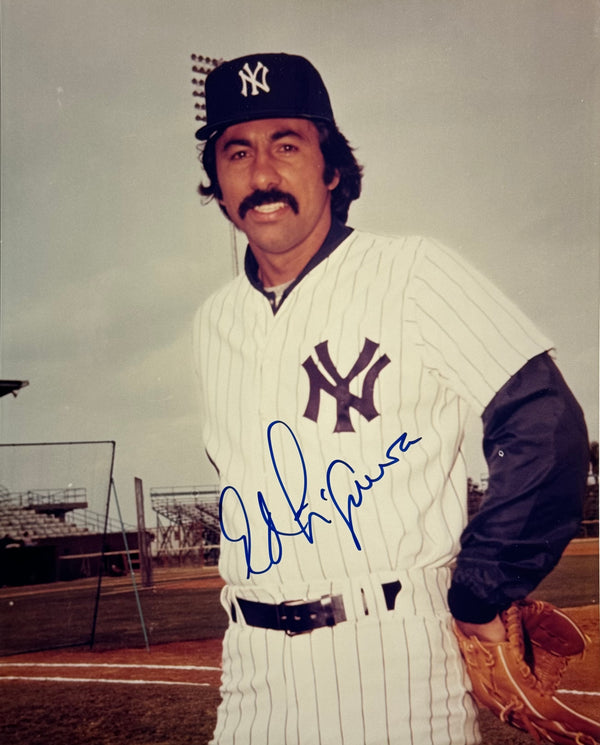 Ed Figueroa Autographed Yankees 8x10 Photo