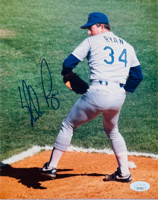 Nolan Ryan Autographed 8x10 Baseball Photo (JSA)