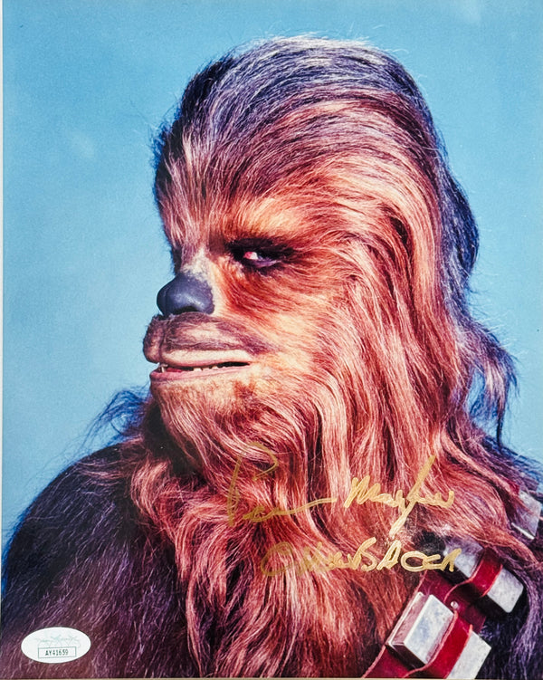 Peter Mayhew Chewbacca Autographed 8x10 Photo Star Wars (JSA)