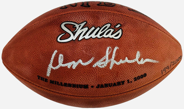 Don Shula Autographed Shula's The Millennium Football #199/2000 (JSA)