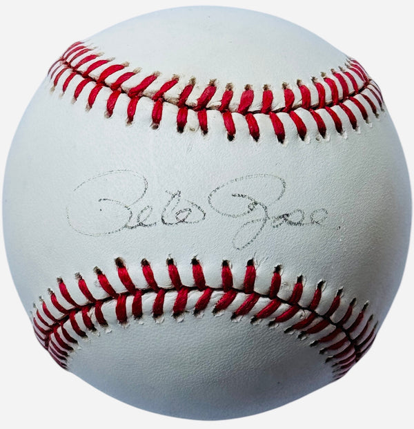 Pete Rose Autographed Official National League Baseball (JSA)