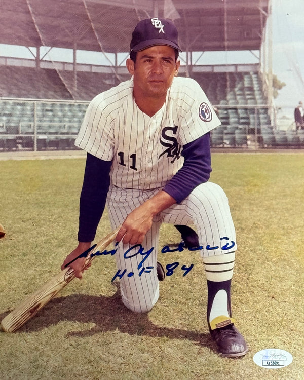 Luis Aparicio Autographed 8x10 Baseball Photo (JSA)