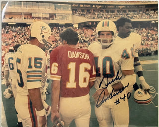 Dick Anderson Autographed Dolphins 8x10 Photo