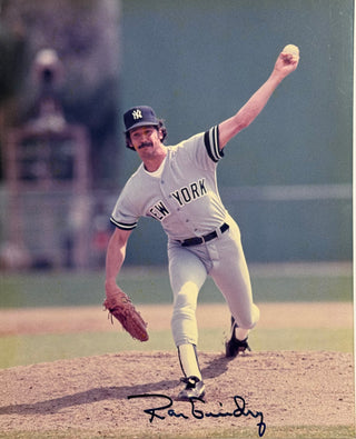 Ron Guidry Autographed Yankees 8x10 Photo