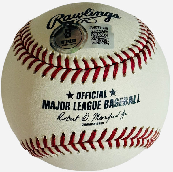 Sergei Bobrovsky Autographed Official Major League Baseball (Beckett Witness)