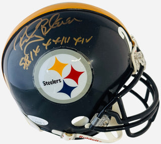 Rocky Bleier Autographed Steelers Mini Helmet (JSA)