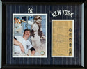 Thurman Munson Autographed Who's Who In Baseball Reference Book Page Framed (JSA)