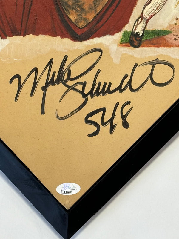 Mike Schmidt Autographed Home Plate  (JSA)