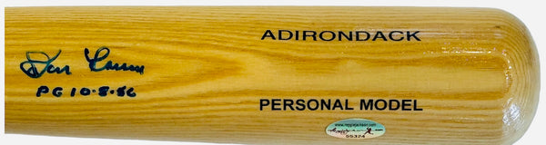 Don Larsen Autographed Adirondack Baseball Bat NY Yankees Perfect Game