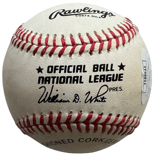 Willie Mays Autographed Official National Baseball (JSA)