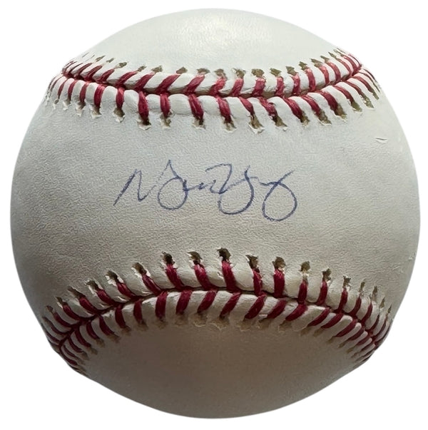 Michael Young Autographed Official Major League Baseball