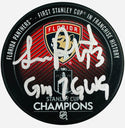 Sam Reinhart Autographed "Game 7 Game Winning Goal" Florida Panthers Puck (Beckett)