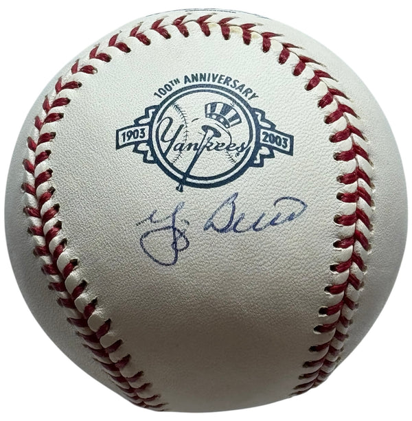 Yogi Berra Autographed 100th Anniversay Official Major League Baseball (JSA)