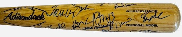 New York Yankees Greats Autographed Multi Signed Adirondack Bat