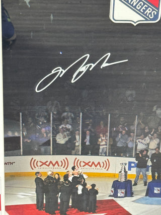 Mark Messier Autographed Framed 16x20 New York Rangers Photo (Fanatics)