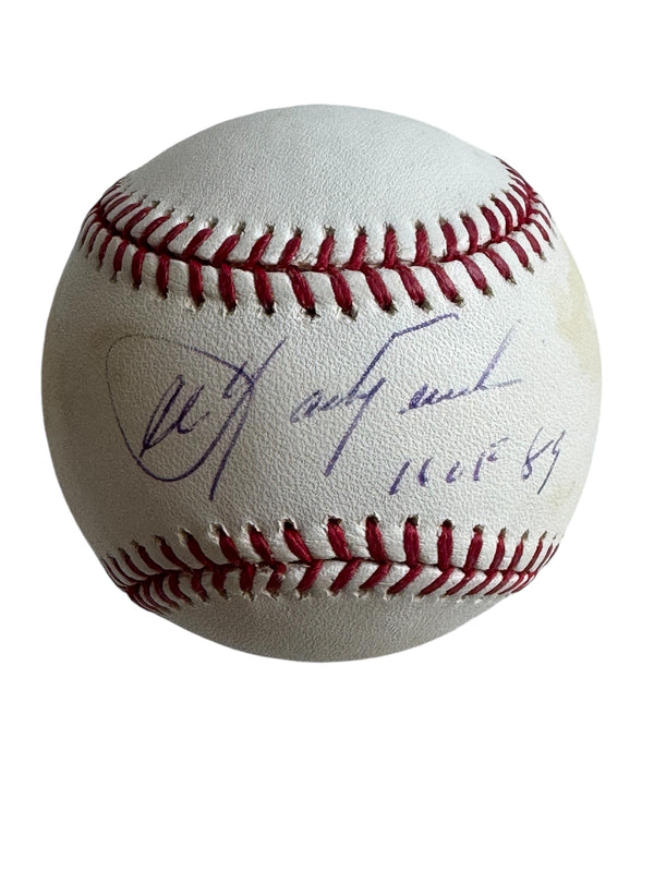 Carl Yastrzemski "HOF 89" Autographed Official Major League Baseball (MLB)