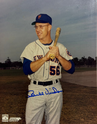 Bill Virdon Autographed Mets 8x10 Photo