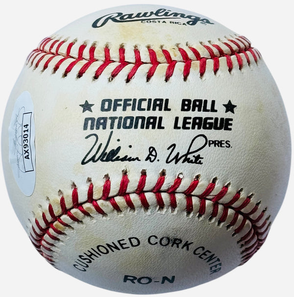 Tom Lasorda Autographed Official National League Baseball (JSA)