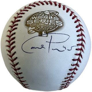 Carl Pavano Autographed 2003 Official World Series Baseball (Beckett)