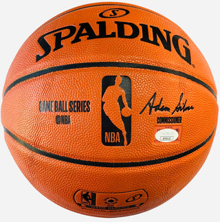 Magic Johnson Autographed Spalding Basketball (JSA)