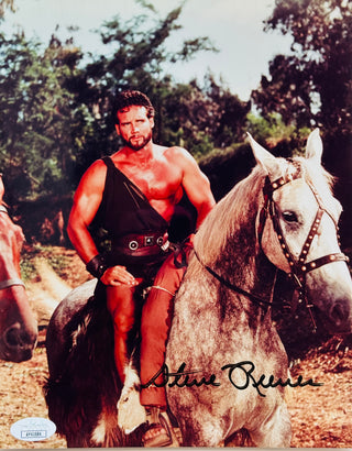 Steve Reeves Autographed 8x10 Photo Hercules (JSA)