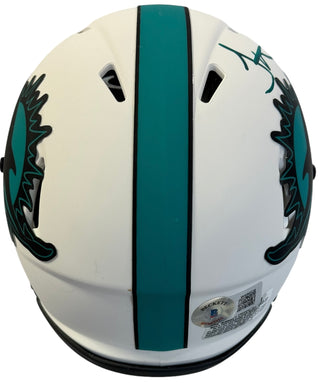 Tyreek Hill Autographed Miami Dolphins Lunar Eclipse Mini Helmet (Beckett)