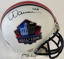 Dermontti Dawson Autographed Hall Of Fame Mini Helmet (JSA)