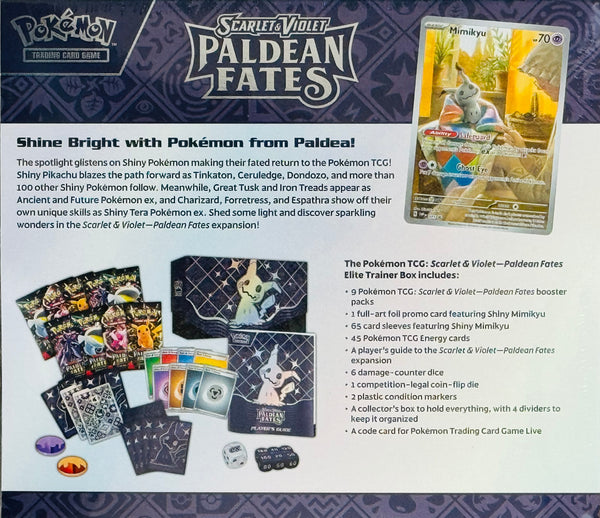 Pokemon Scarlet & Violet: Paldean Fates Elite Trainer Box