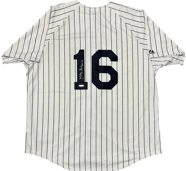 Whitey Ford Autographed New York Yankees Majestic Pinstripe Jersey (Tristar)