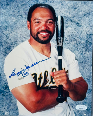 Reggie Jackson Autographed 8x10 Baseball Photo (JSA)