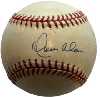 Moises Alou Autographed Official National League Baseball (JSA)