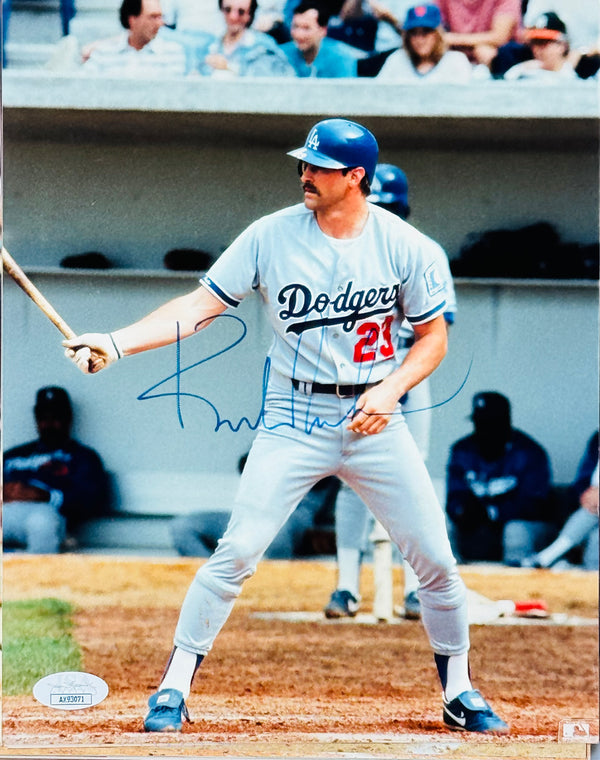 Kirk Gibson Autographed 8x10 Baseball Photo (JSA)