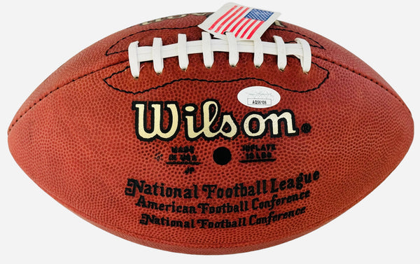 Preston Pearson Autographed Official NFL Football (JSA)