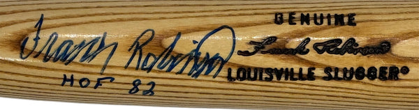 Frank Robinson Autographed Louisville Slugger R161 Bat