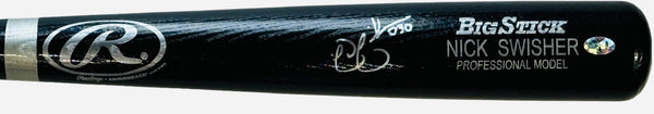 Nick Swisher Autographed Big Stick Baseball Bat