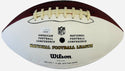 Troy Polamalu Autographed Wilson White Panel Football (JSA)