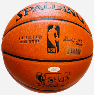 Charlie Scott Autographed Spalding Stat Basketball (JSA)