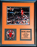 Michael Jordan Autographed 8x10 Framed Photo  (UDA)