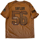 Lawrence Taylor Autographed Nike Salute To Service Giants Jersey (Beckett)