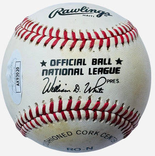 Joe Morgan Autographed Official National League Baseball (JSA)