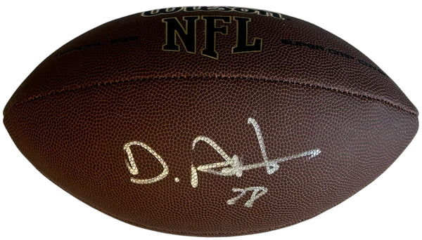 De'Von Achane Autographed Wilson Football (Beckett Witness)