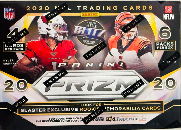 2020 Panini Prizm Football 6-Pack Blaster Box (Lazer Prizms)