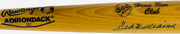 Ted Williams Autographed Rawlings Adirondack Bat (JSA)