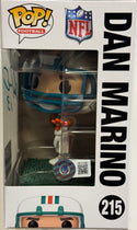 Dan Marino  Autographed Funko Pop 215 Beckett Witness