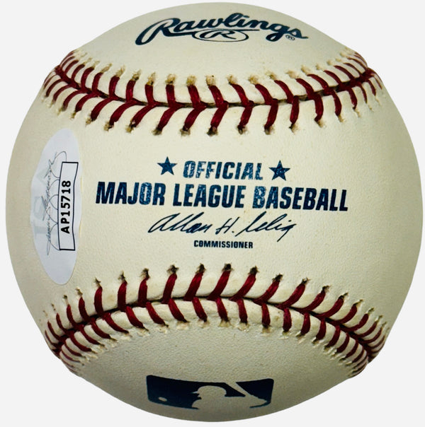 Homer Bush Autographed Official Major League Baseball (JSA)